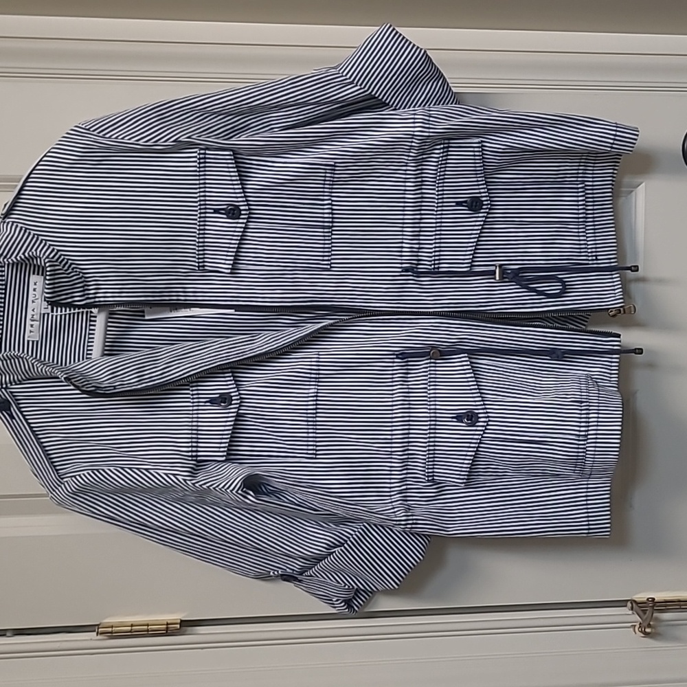 Trina Turk seersucker jacket